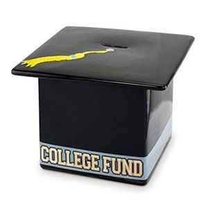 Ceramic Money Saving Jar with “College Fund”